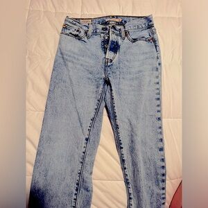 Levi’s Wedgie Straight Washed Blue